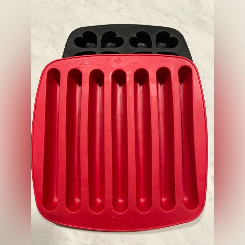NWOT 2 pc. IKEA Silicone ICE cube Trays or Molds